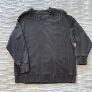 Aerie oversized sweatshirt, grey, size medium